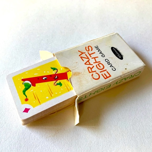Vintage Crazy 8's Card Game, mini size - Picture 3 of 12